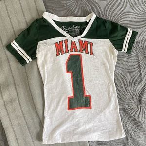 Miami Hurricanes V-Neck T-Shirt